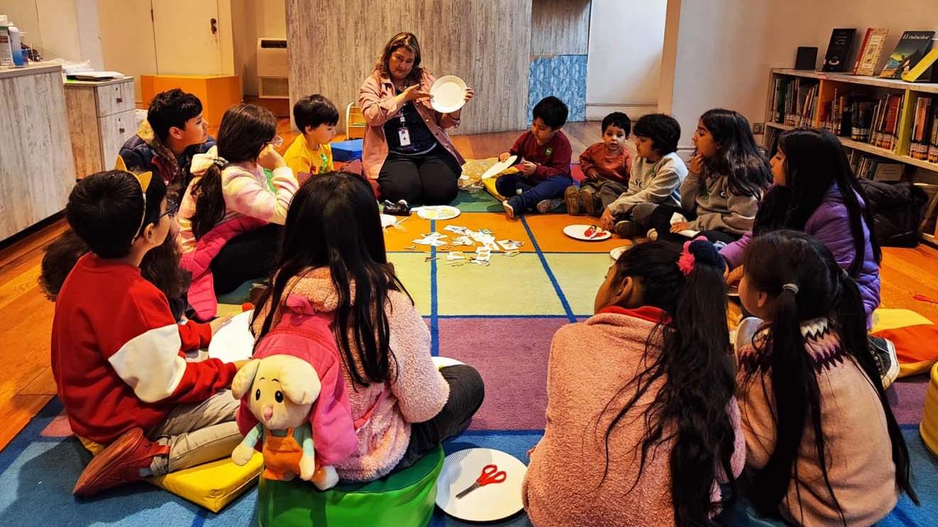Actividades infantiles en la Biblioteca Regional de Antofagasta