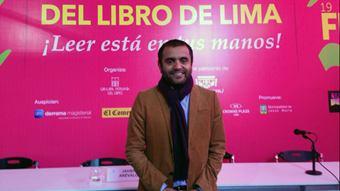 En la Feria Internacional del Libro de Lima.