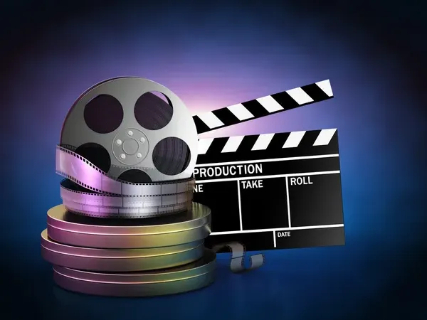 cinta y rollo de película