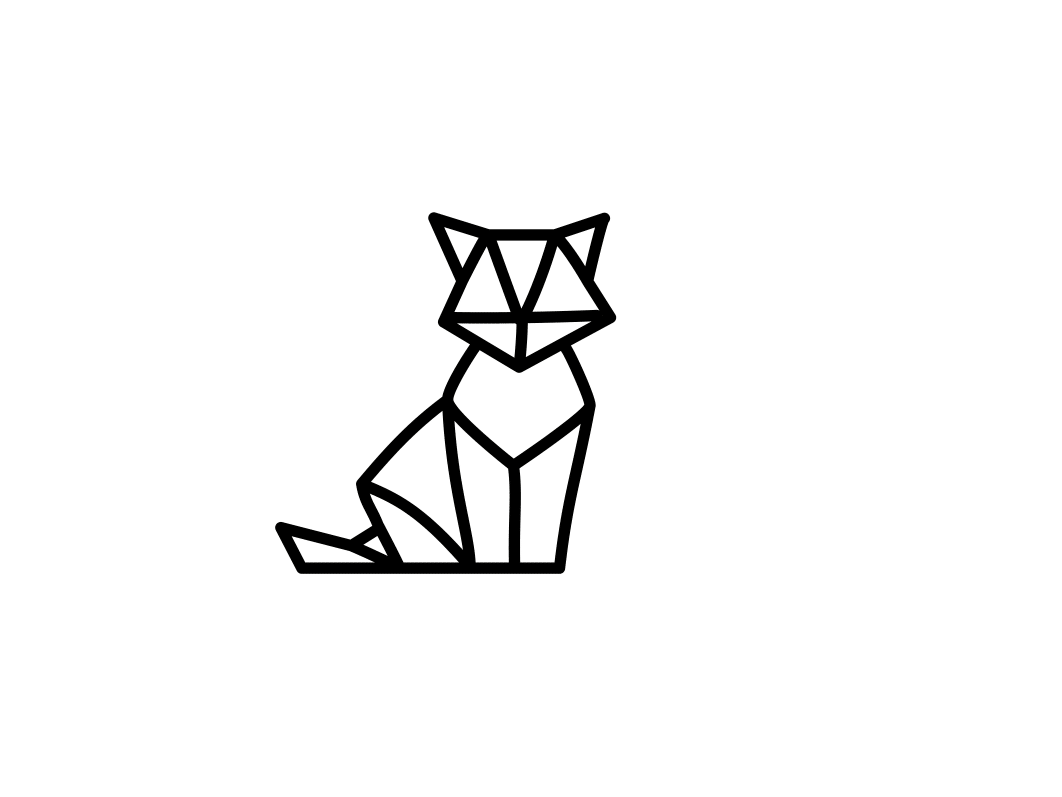 origamis de distintos animales en blanco y negro