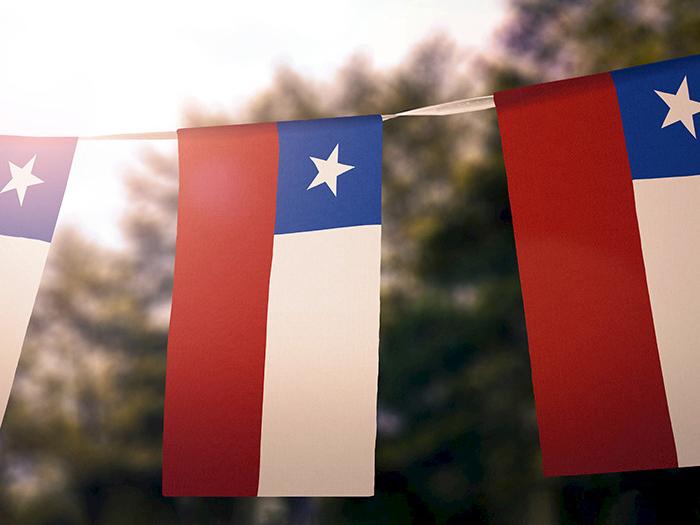 banderas chilenas