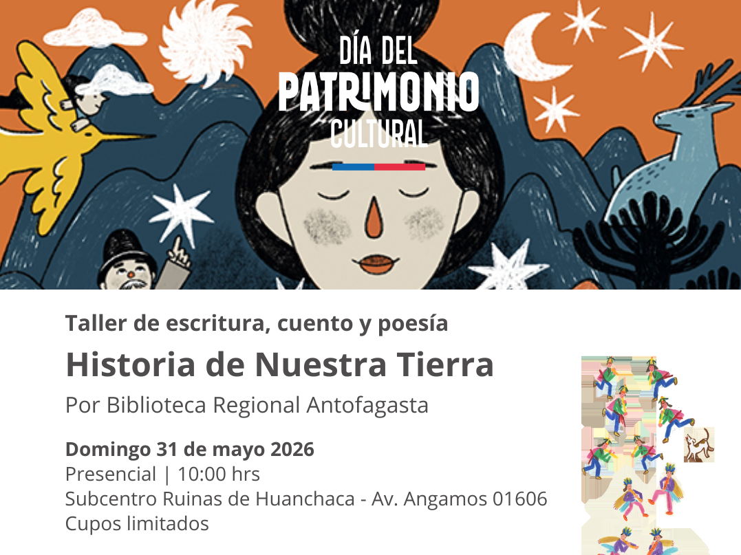 Taller de escritura, cuento y poesía "Historia de Nuestra Tierra"
