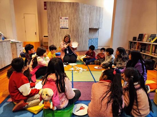 Actividades infantiles en la Biblioteca Regional de Antofagasta
