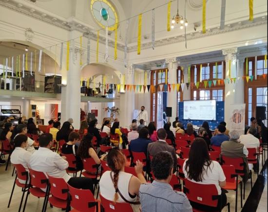 Ceremonia aniversario biblioteca regional de Antofagasta